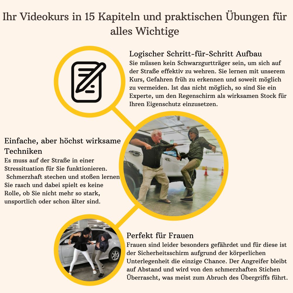 Selbstverteidigung mit dem Sicherheitsschirm (DVD)