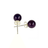 Amethystohrstecker 925er Silber
