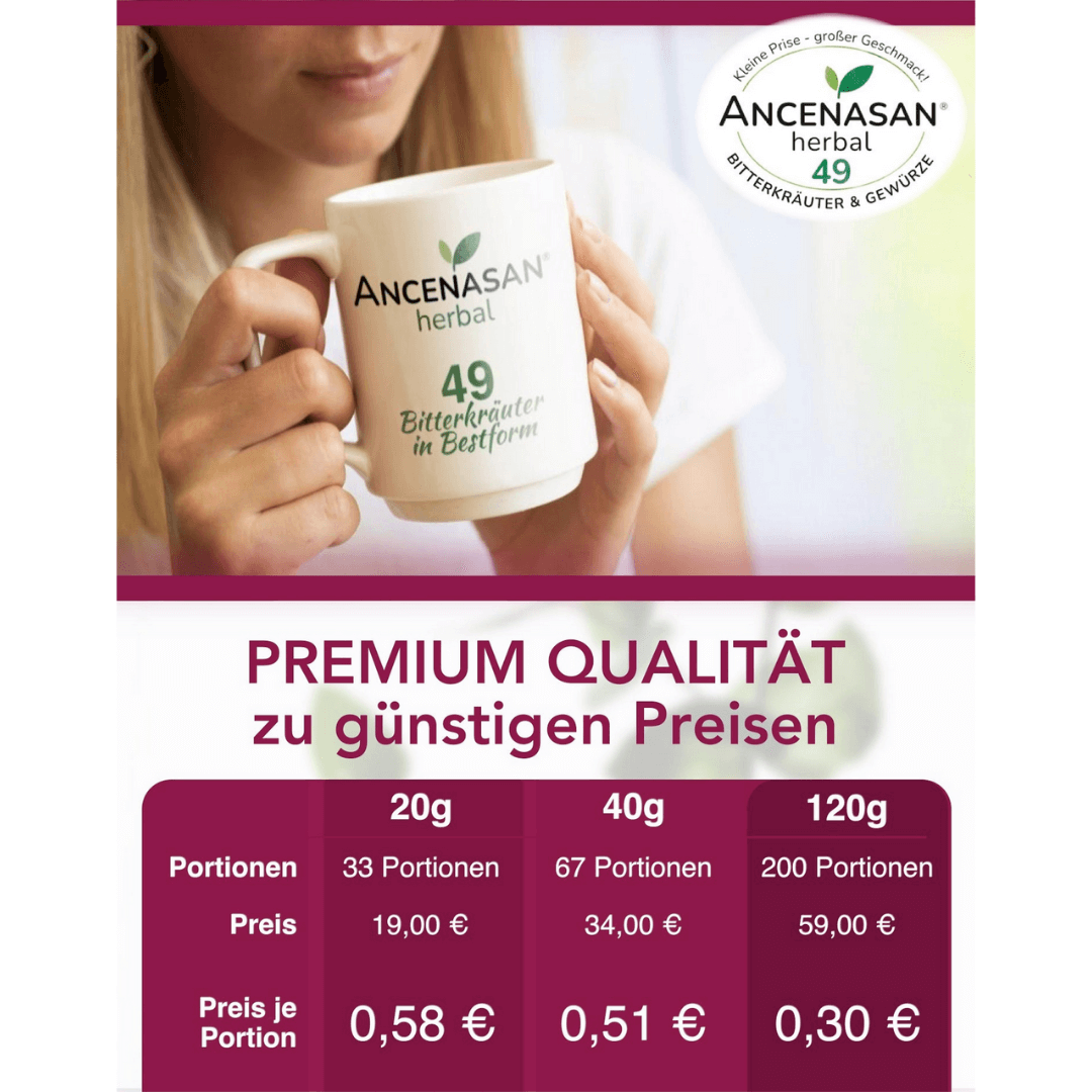 ANCENASAN® herbal 49 Bitterkräuter und Gewürze (20g)