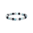 Armband Aquamarin/Labradorit/Turmalinquarz