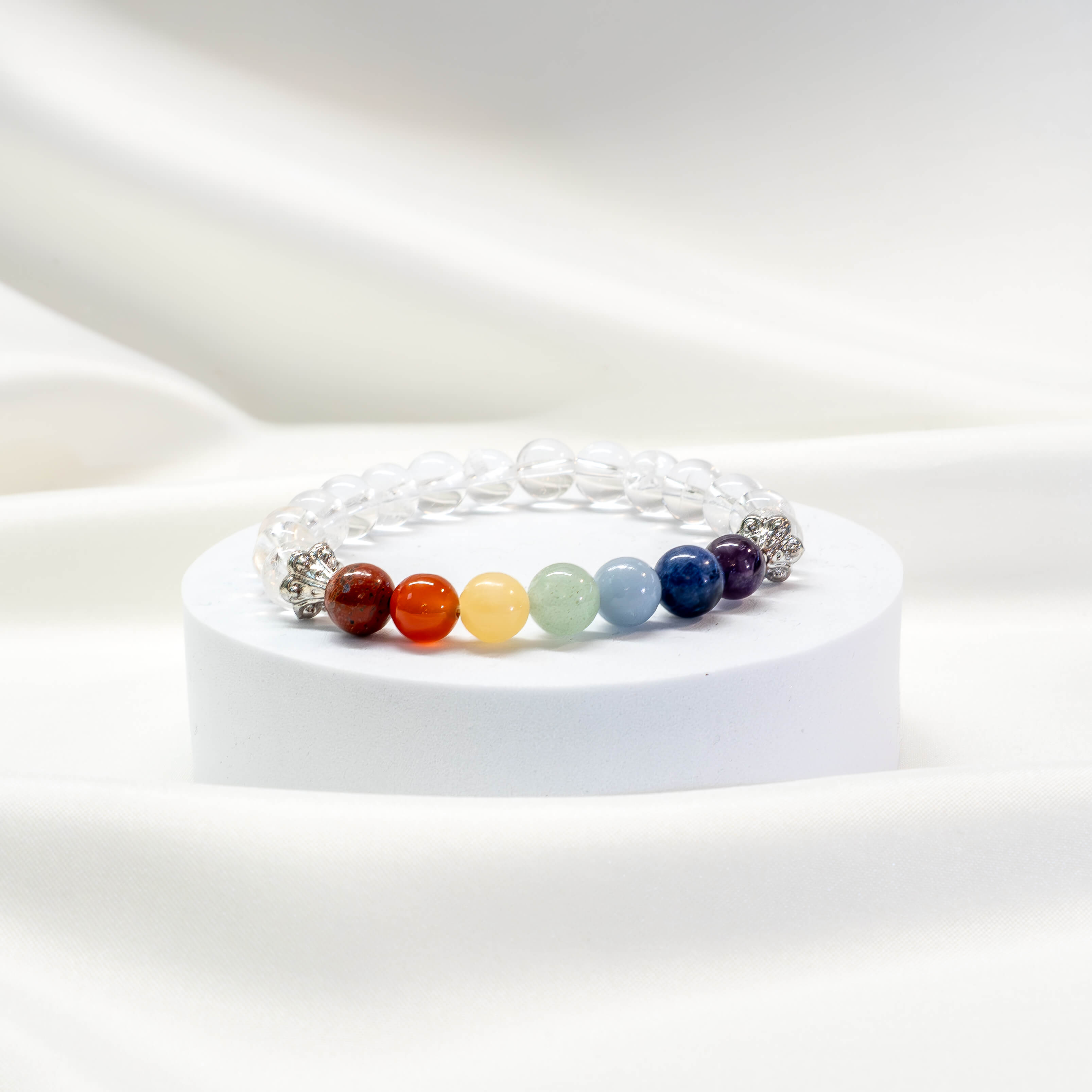 Armband Chakra Bergkristall