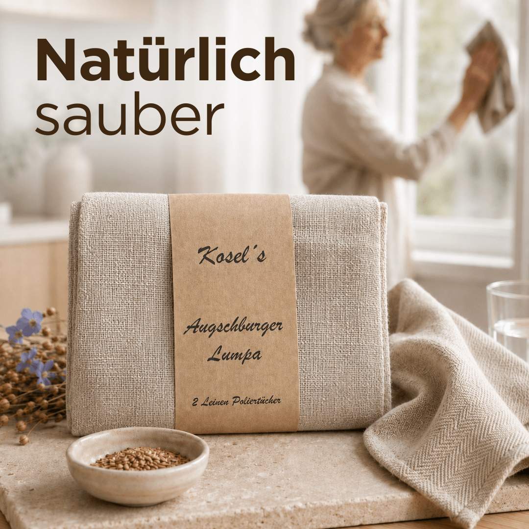 Augschburger Lumpa – Das Original – 2er Set Reinigungstücher aus 100% Leinen