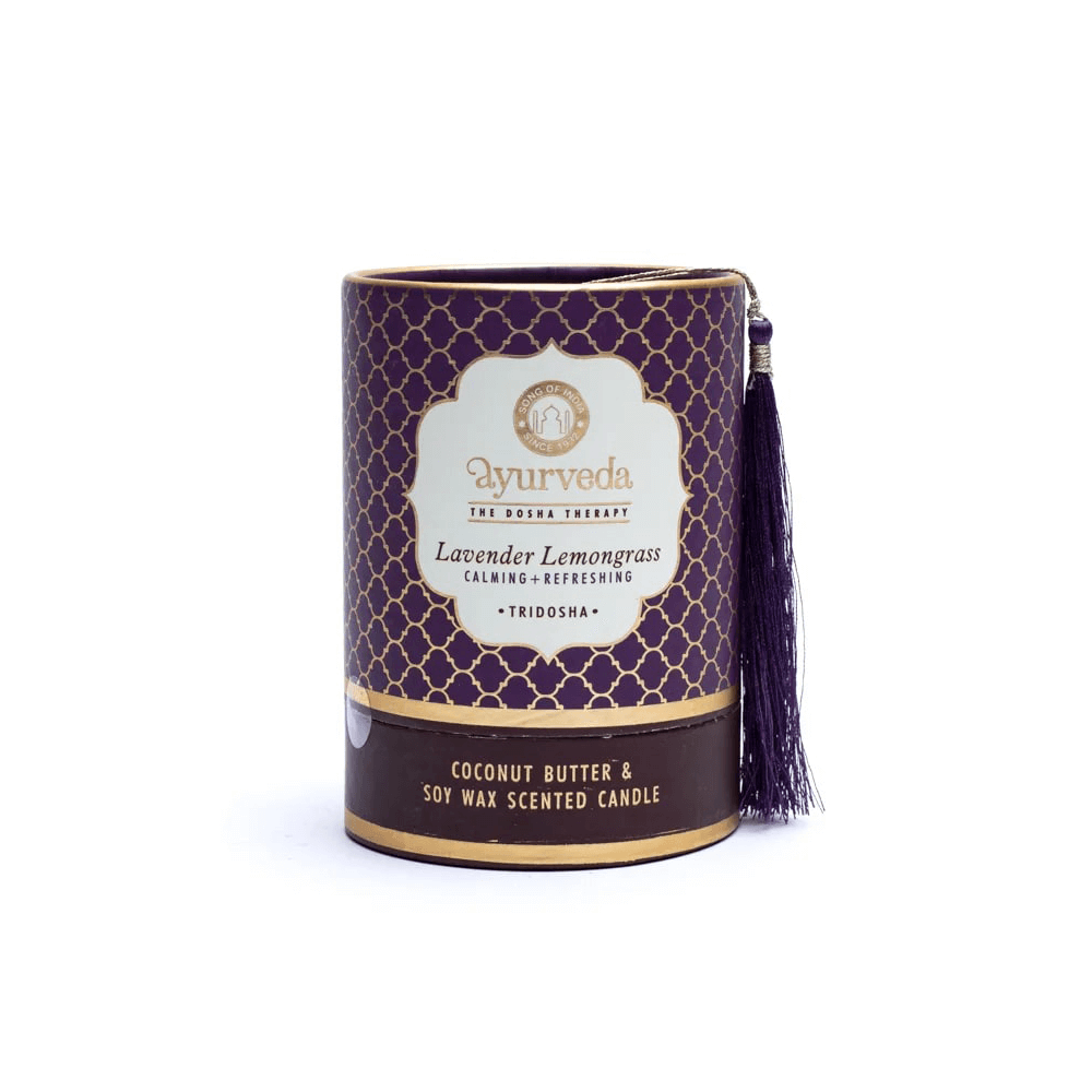 Ayurveda Lavendel Zitronengras Duftkerze
