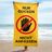 Badetuch „Nur gucken – nicht anfassen“