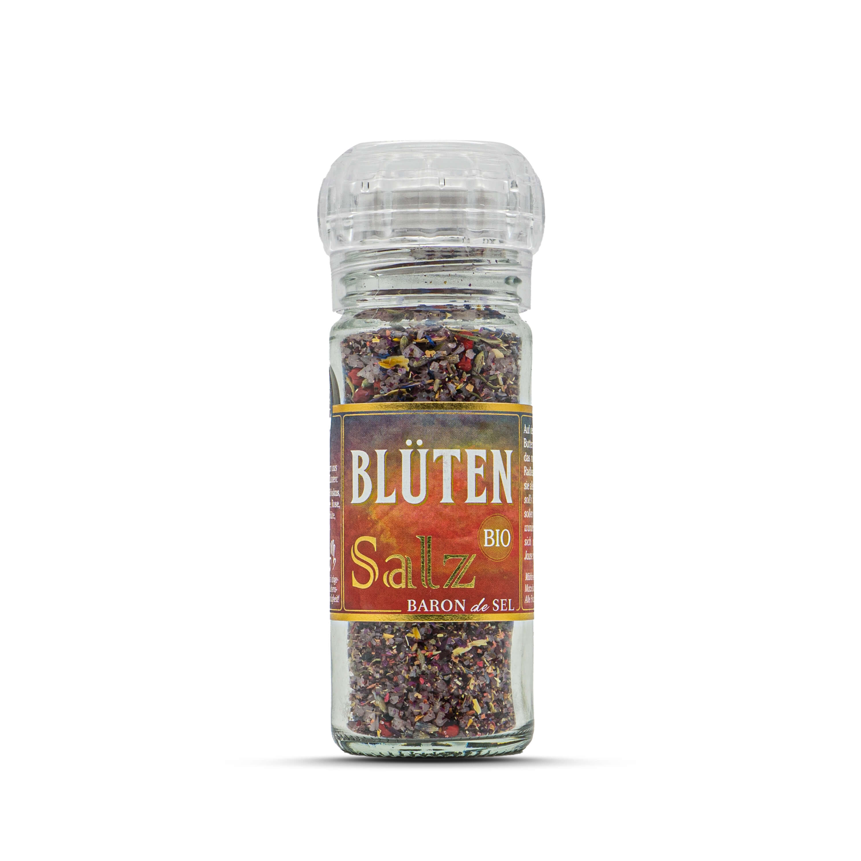 Bio Blüten Salz Keramikmühle (70g)