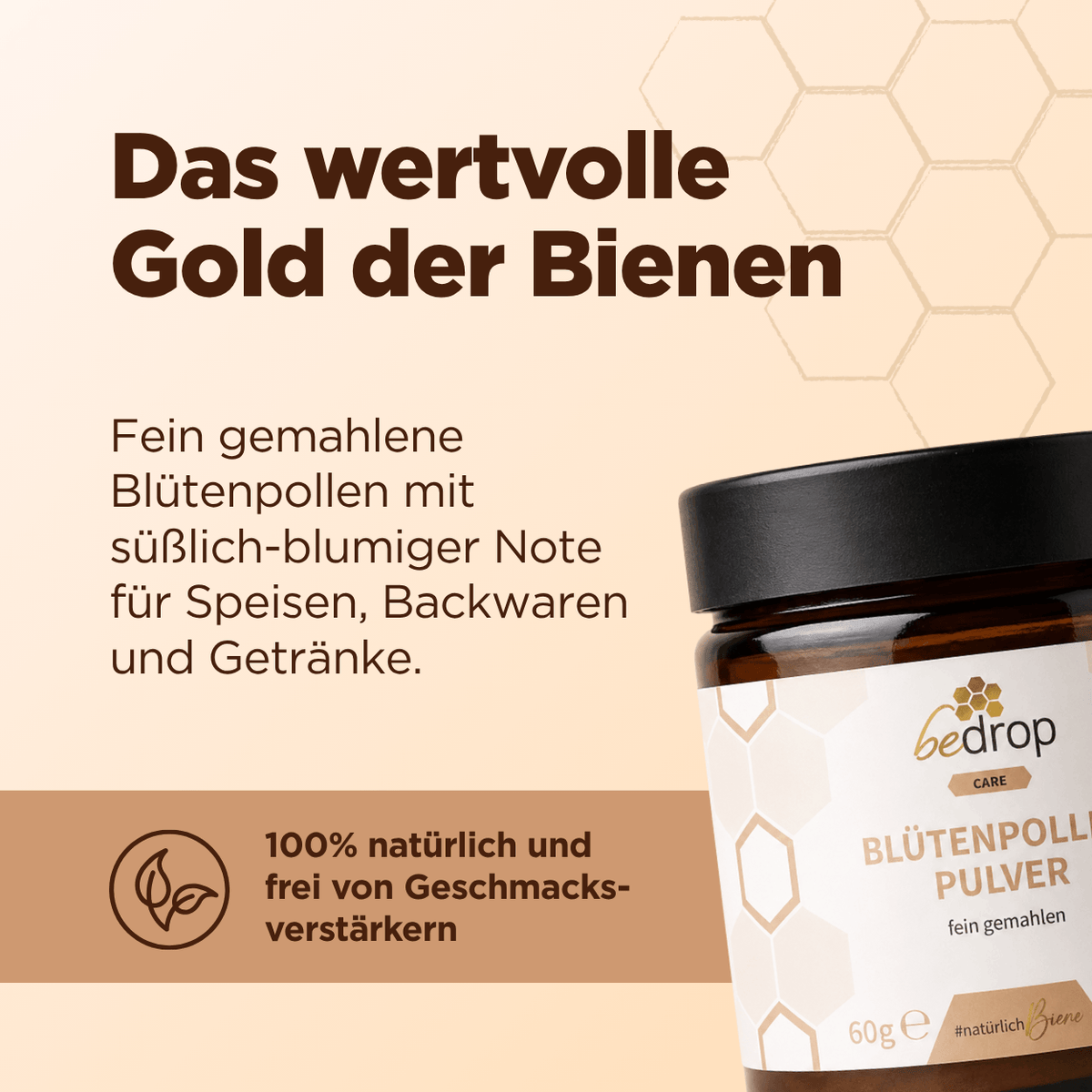 Blütenpollenpulver/Bienenpollen (60g)