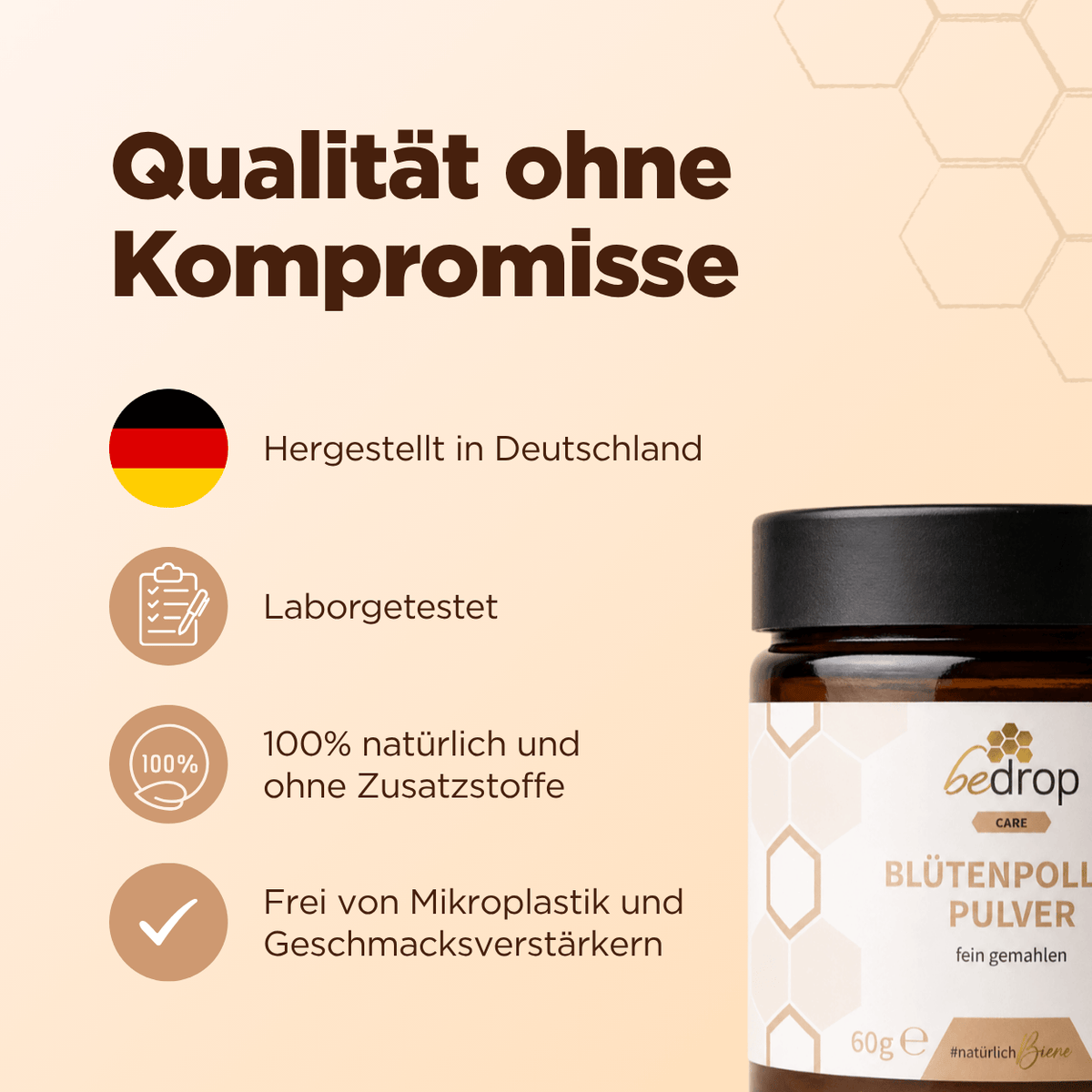 Blütenpollenpulver/Bienenpollen (60g)
