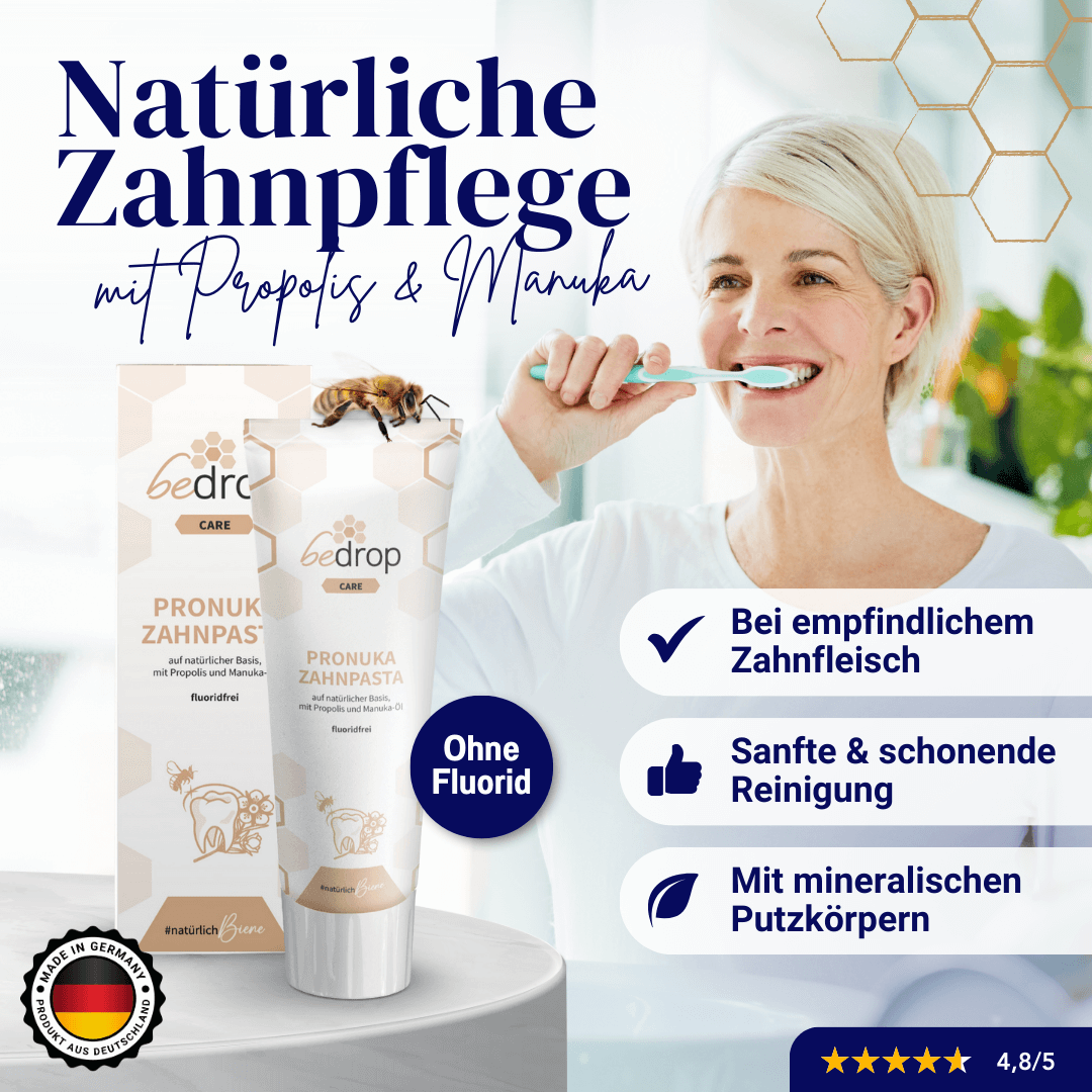 Pronuka Zahnpasta mit Propolis und Manuka-Öl