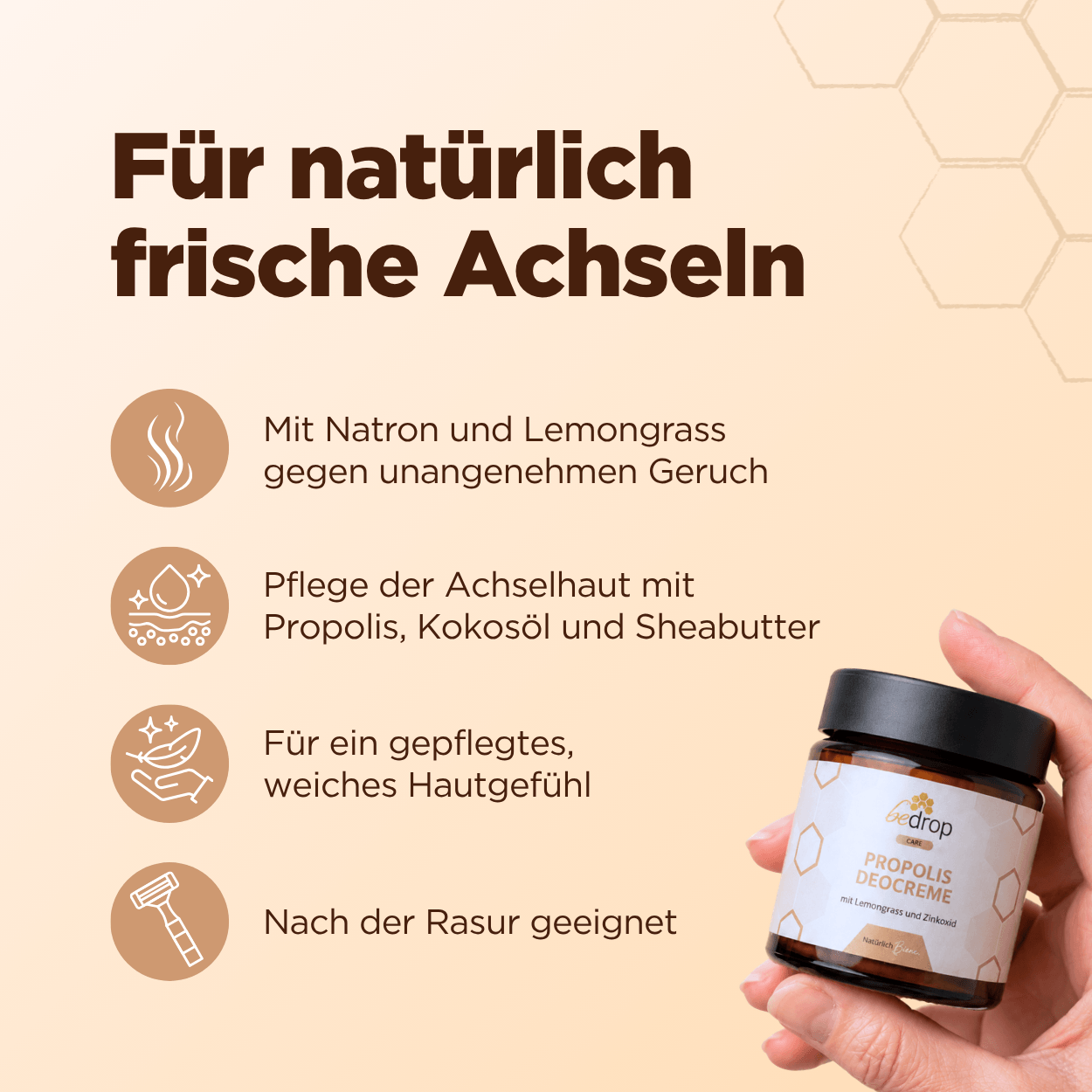 Propolis Deocreme mit Lemongrass