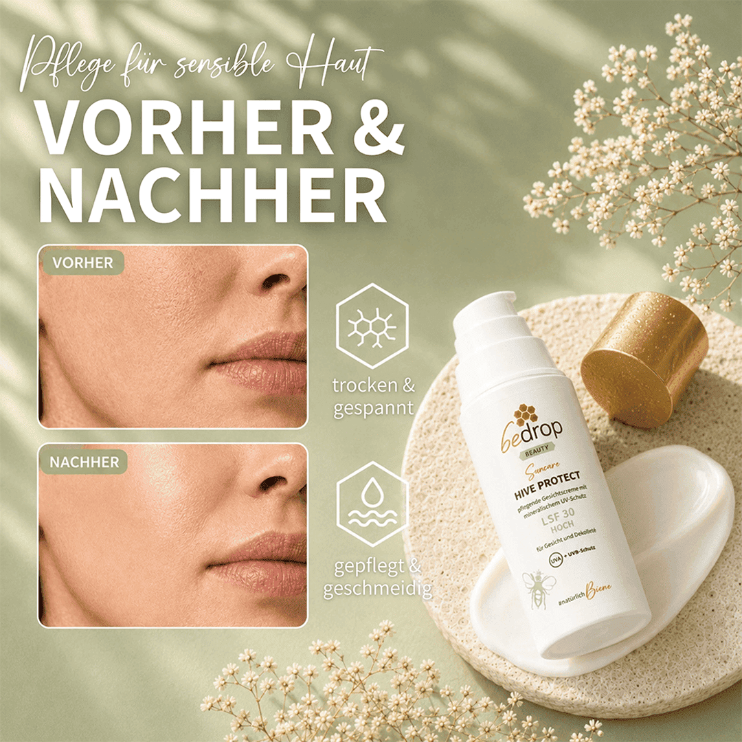 HIVE PROTECT Sonnencreme für Gesicht und Dekolleté LSF 30
