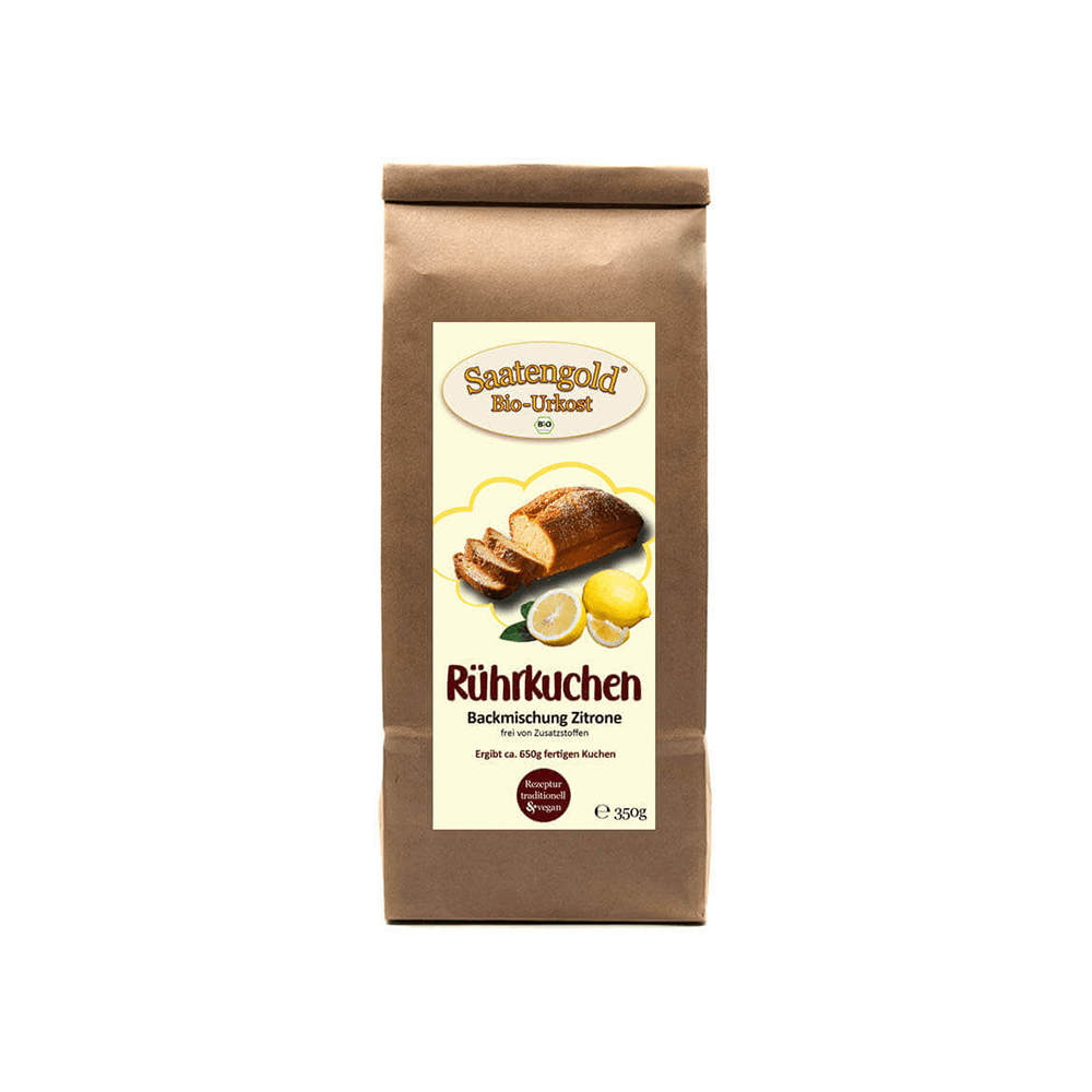 Bio Zitronenkuchen Backmischung Ur-Dinkel hell