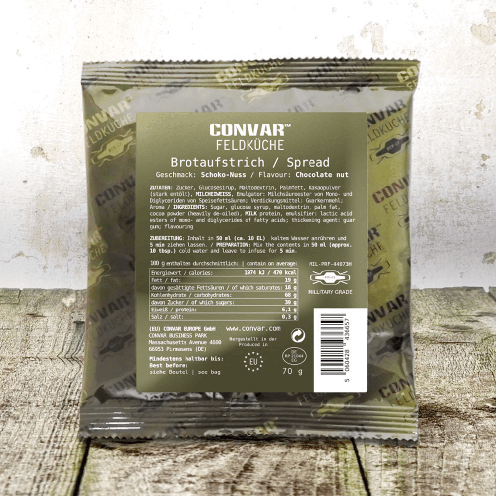 CONVAR Feldküche Brotaufstrich Schoko-Nuss-Creme (70g)