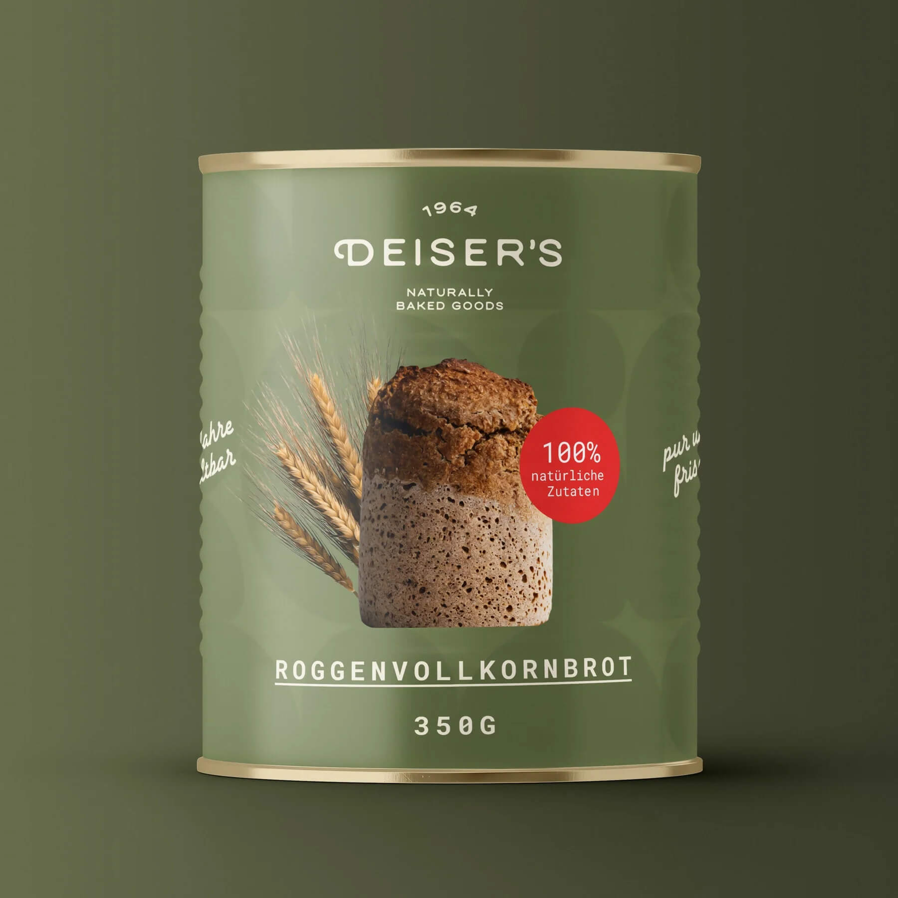 Deiser Dosenbrot Roggenvollkornbrot