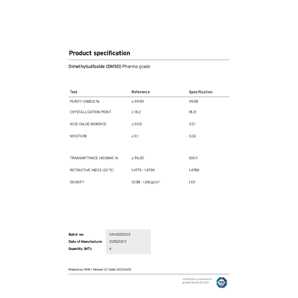 DMSO 99,9% rein