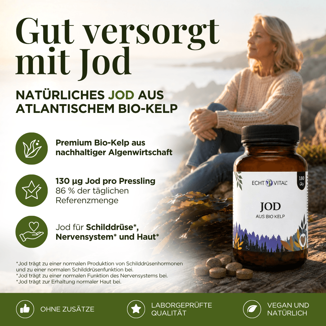 Jod Presslinge aus Bio Kelp