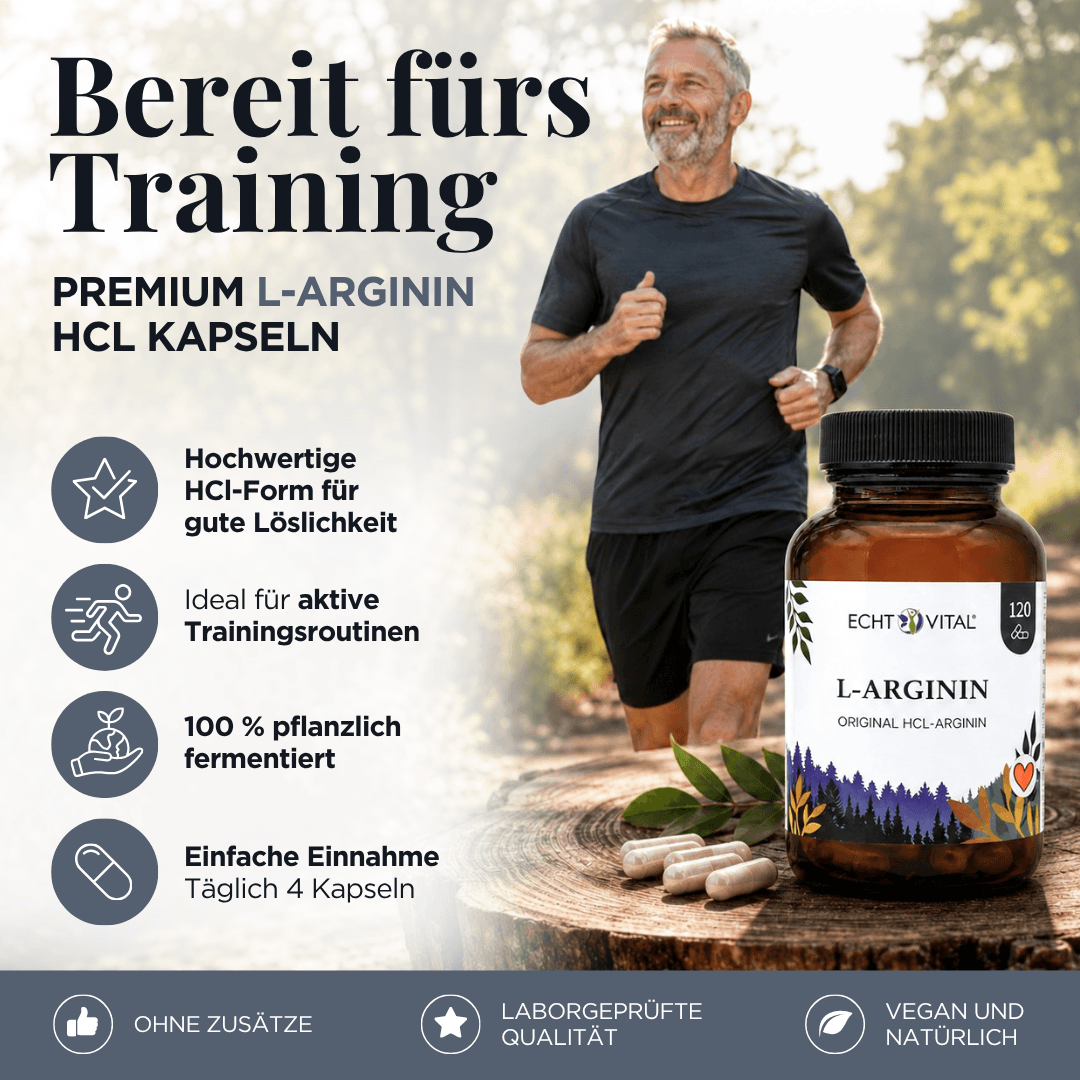 L-Arginin Kapseln aus pflanzlicher Fermentation