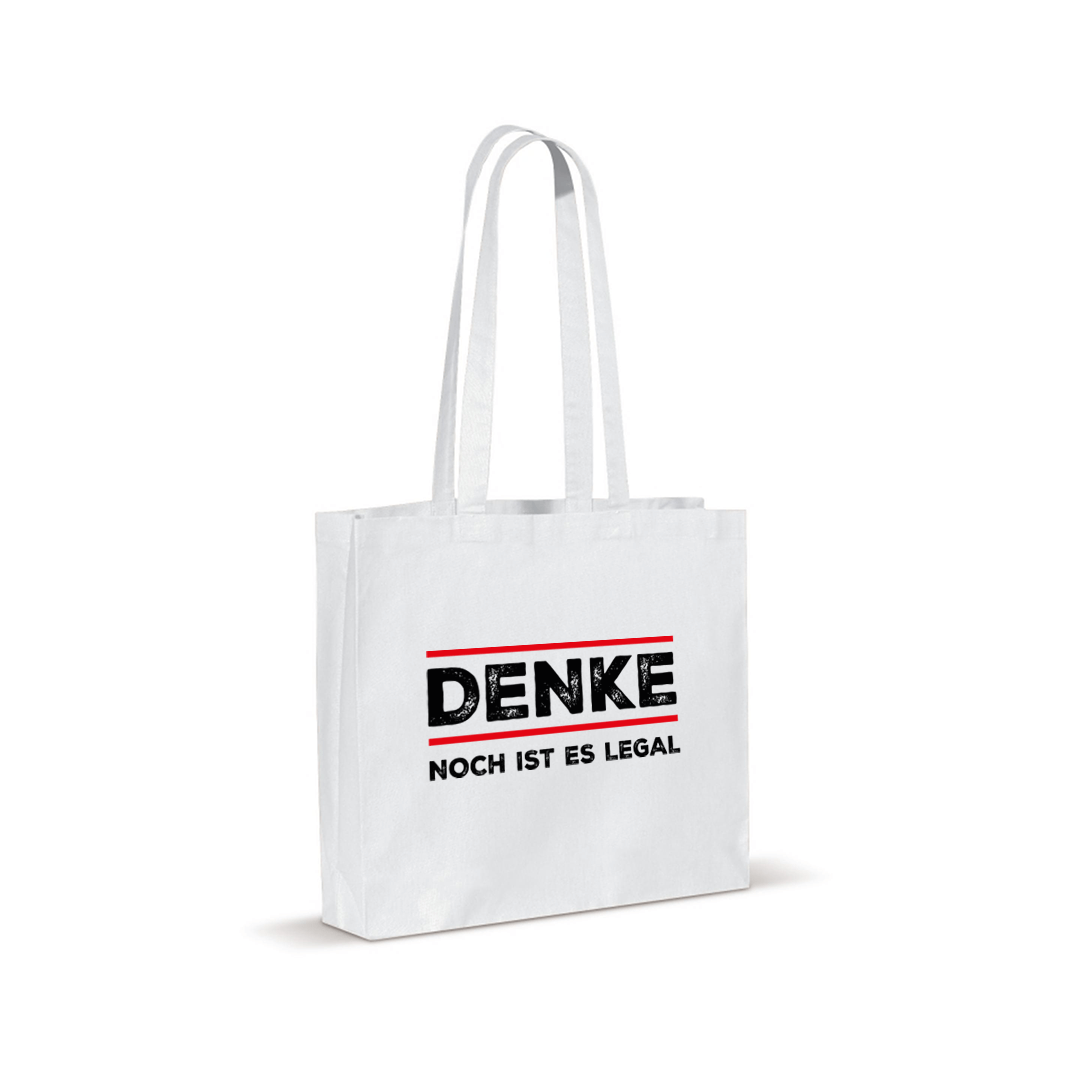 Einkaufstasche „Denke – Noch ist es legal“