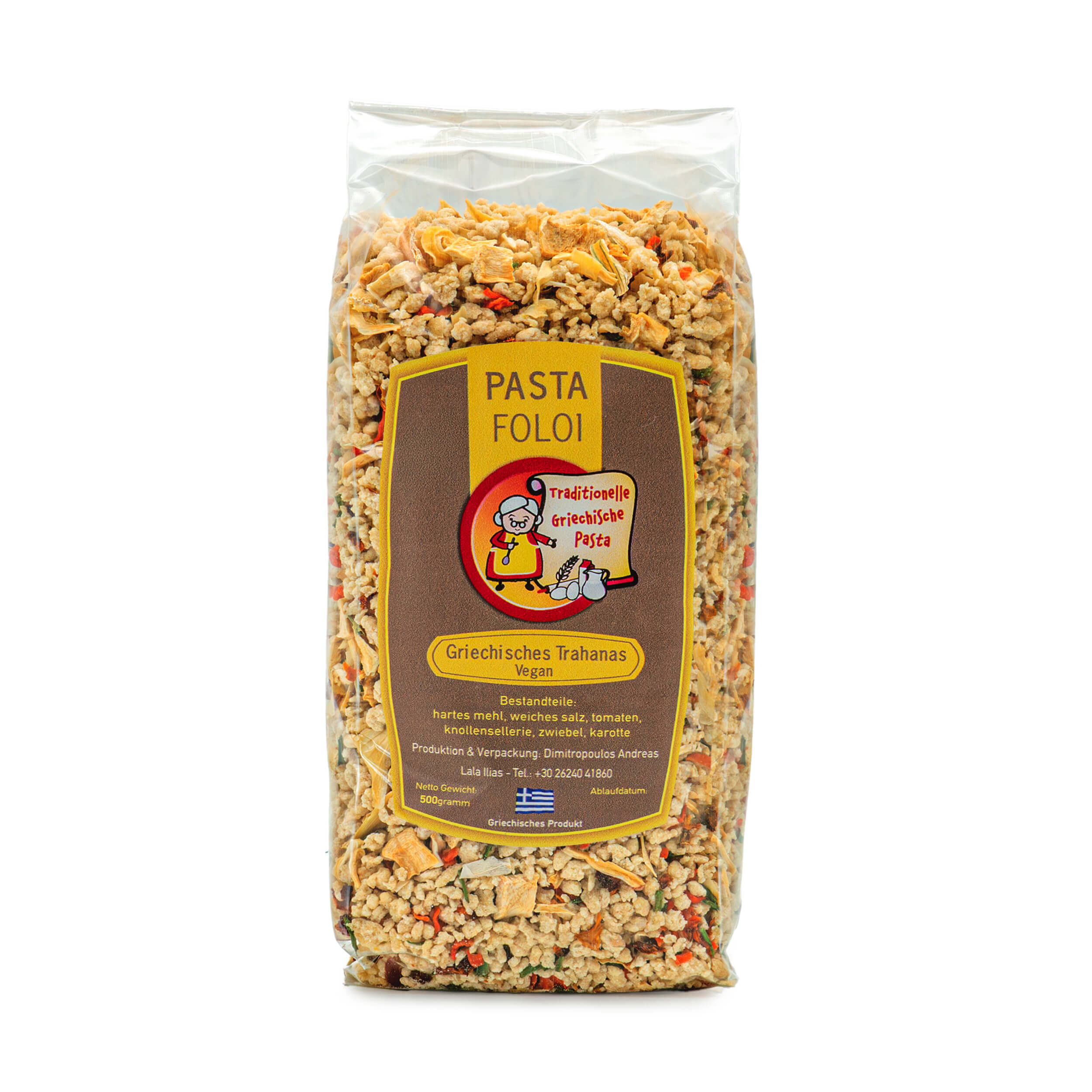 Pasta Foloi Trahanas (vegan)