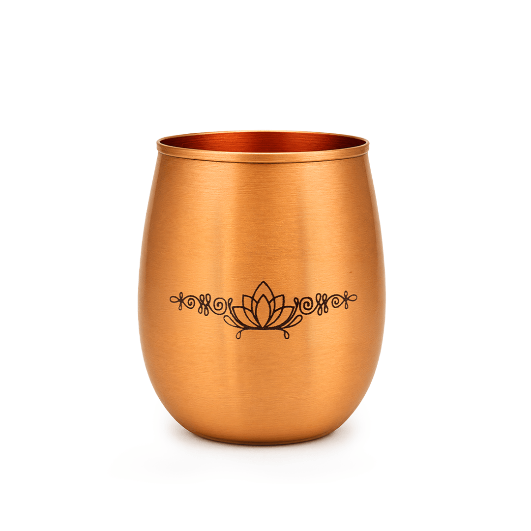 Kupferbecher „Lotus“