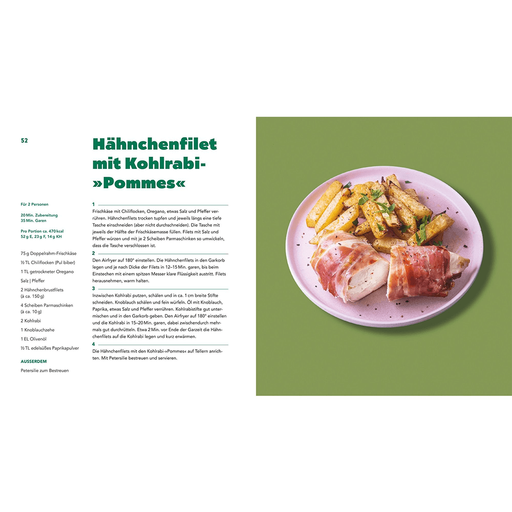 Lieblingsrezepte aus deinem Airfryer – High Protein