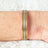 Magnetisches Kupferarmband „Linienmuster“