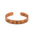 Magnetisches Kupferarmband mit Blumenmotiv