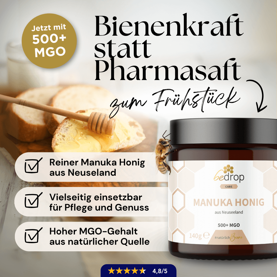 Manuka Honig mit MGO 500+