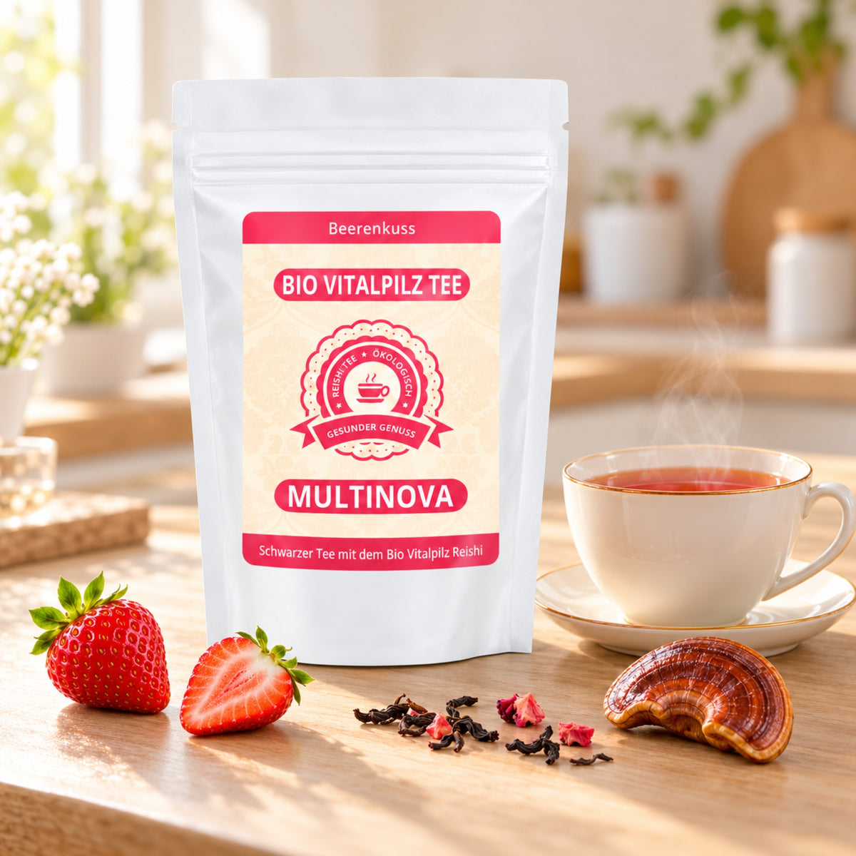 Bio Reishi Kräuter Tee „Beerenkuss“