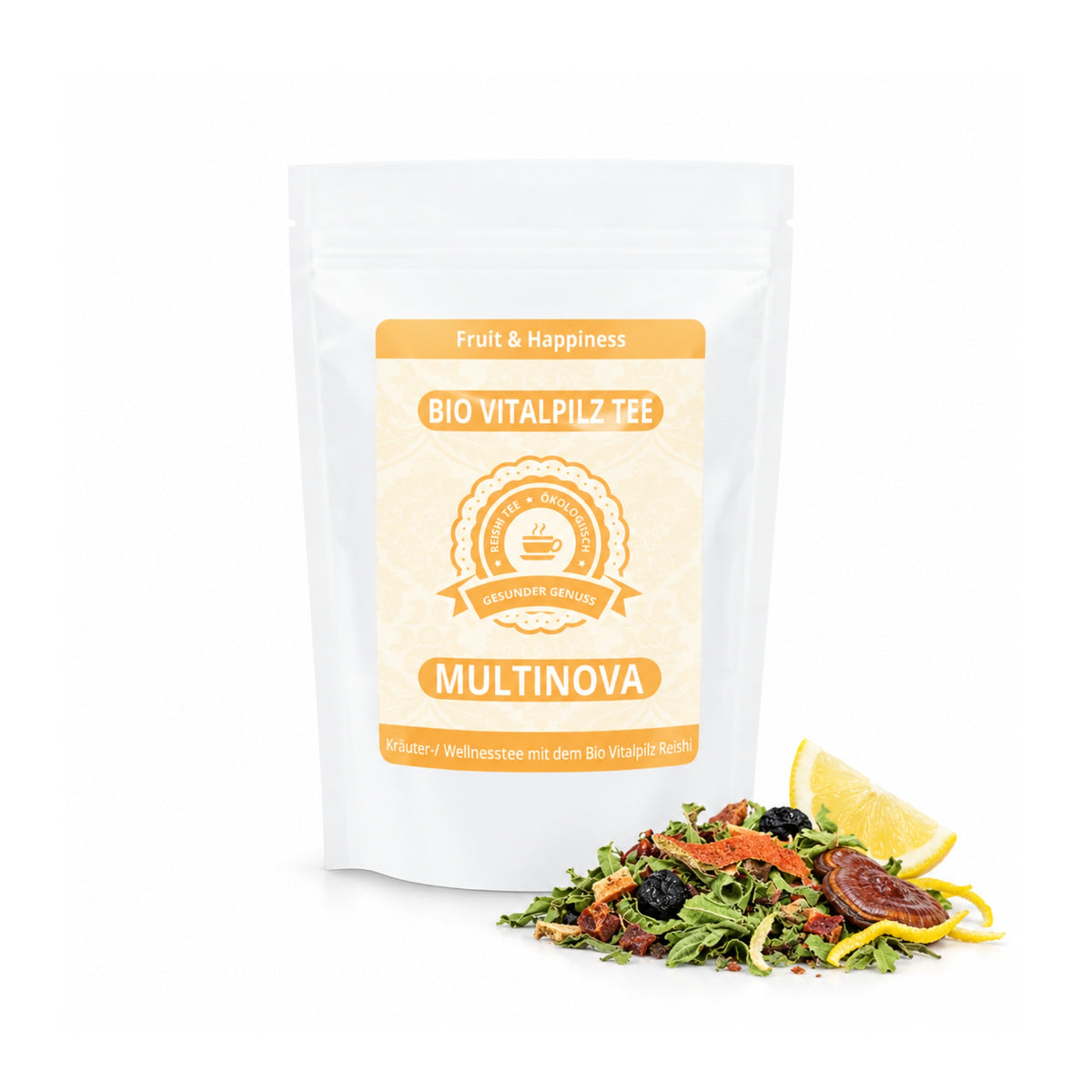 Bio Reishi Kräuter Tee „Fruit & Happiness“