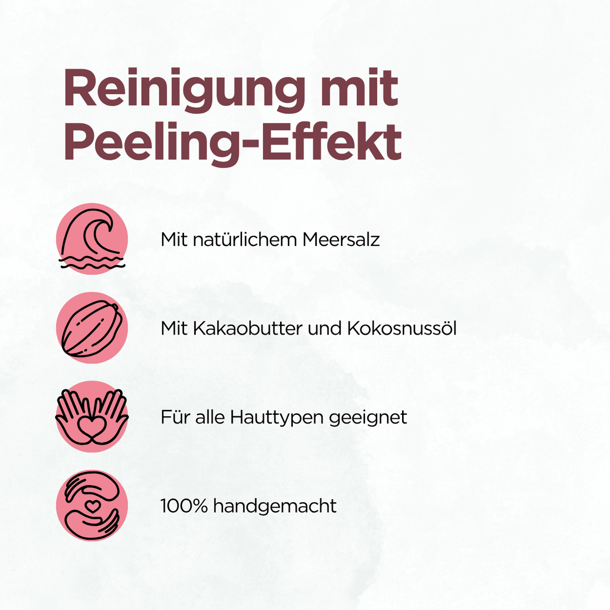 Natürliche Peelingseife Kirsche