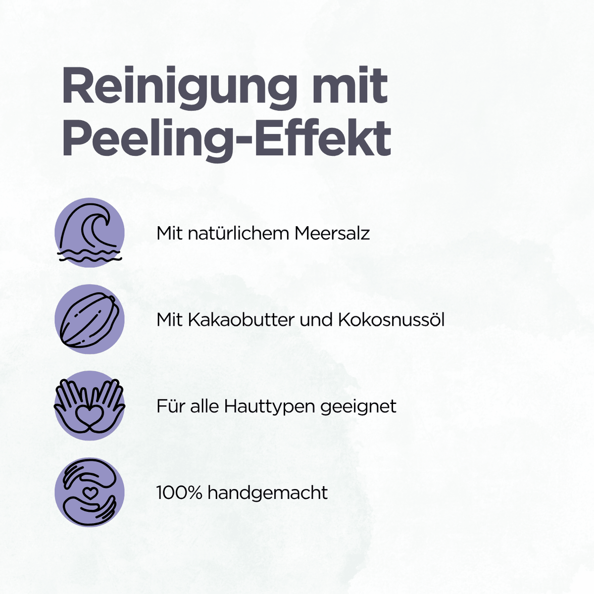 Natürliche Peelingseife Lavendel