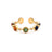 Offener Ring mit 7 Chakra Steinen