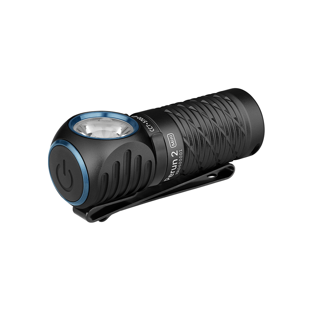 Olight Perun 2 Mini Stirnlampe und Winkeltaschenlampe