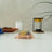 Orgonit Pyramide Goldene Dreieck mit Blume des Lebens