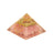 Orgonit Pyramide Rosenquarz mit Herz