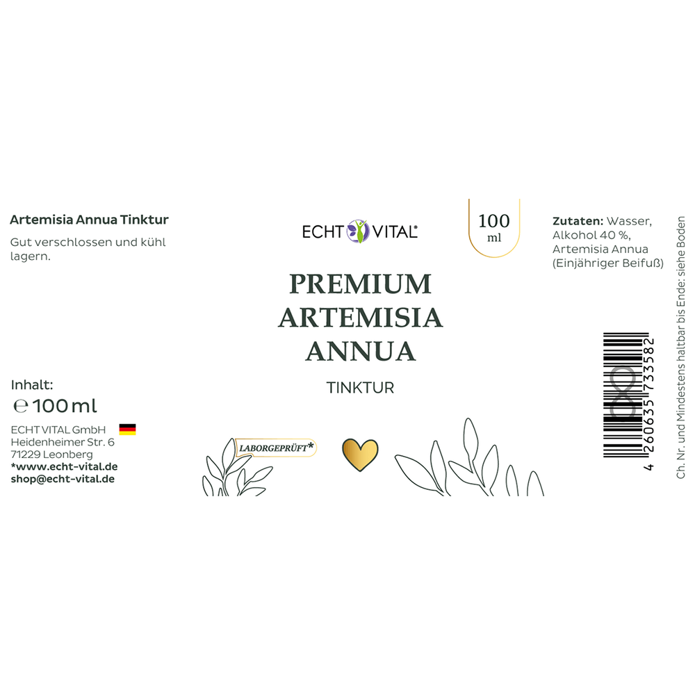 Premium Artemisia annua (Einjähriger Beifuß) Tinktur