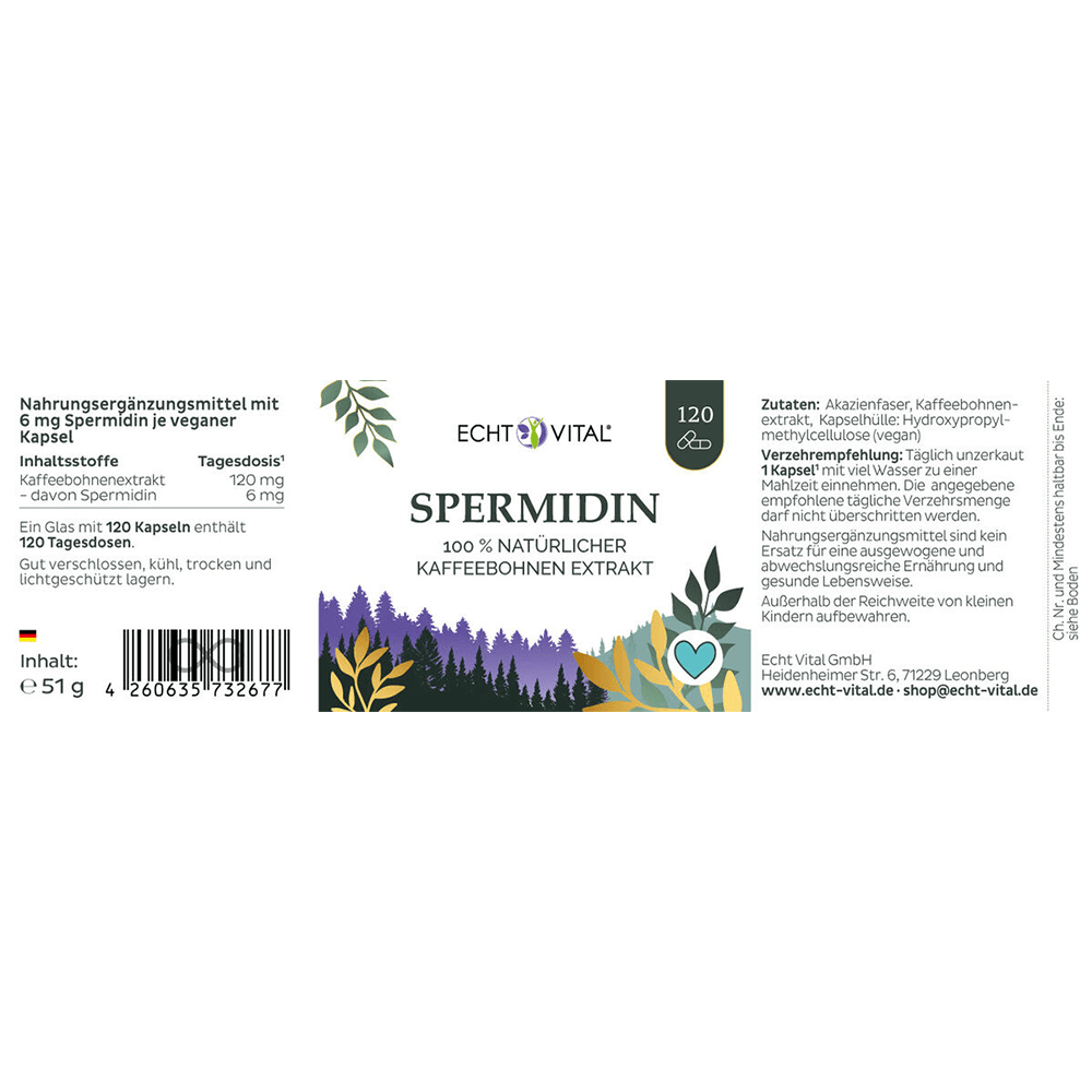 Premium Spermidin Kapseln