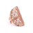 Ring Blume des Lebens Messing