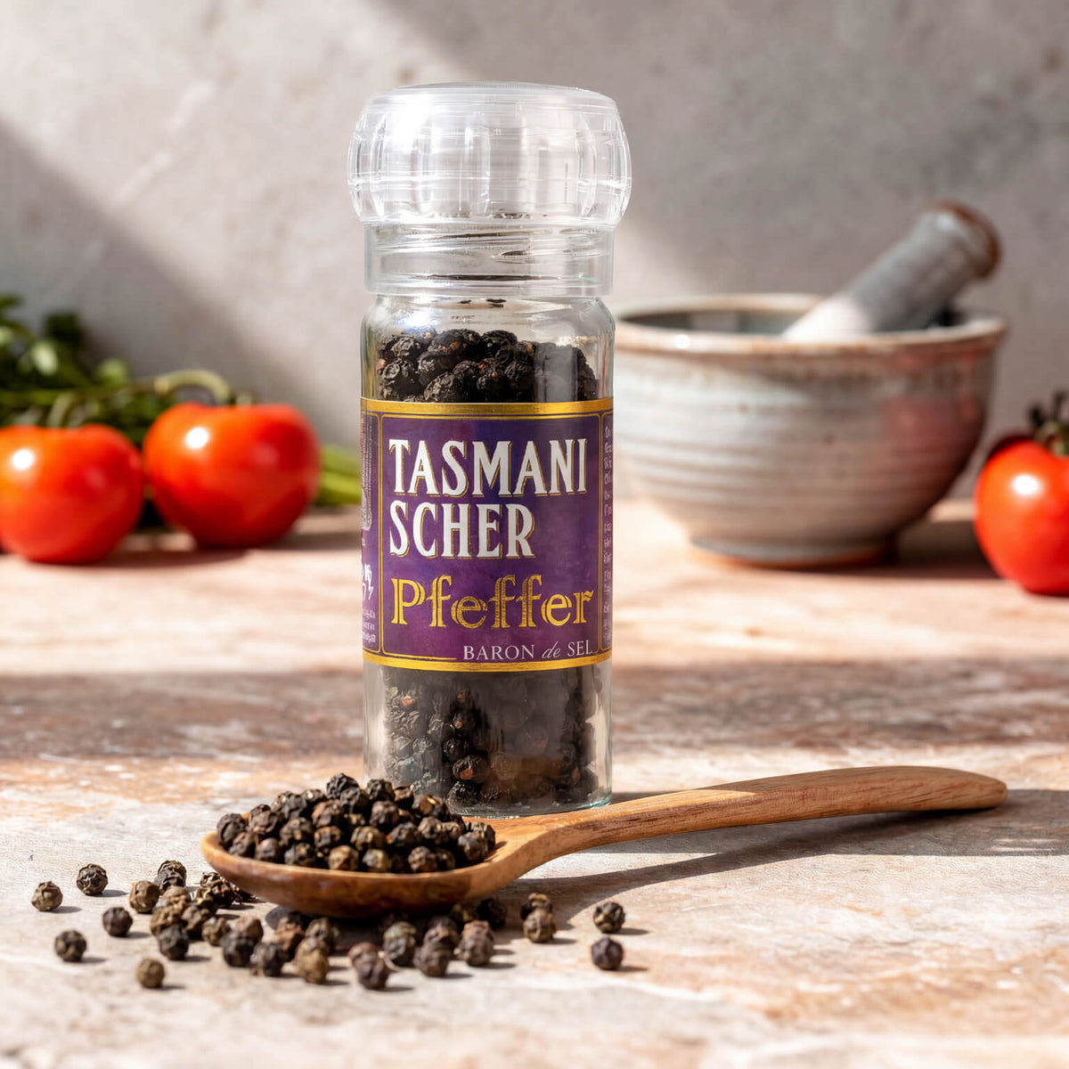 Tasmanischer Pfeffer Keramikmühle