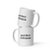 Tasse „Gesichert unbequem“
