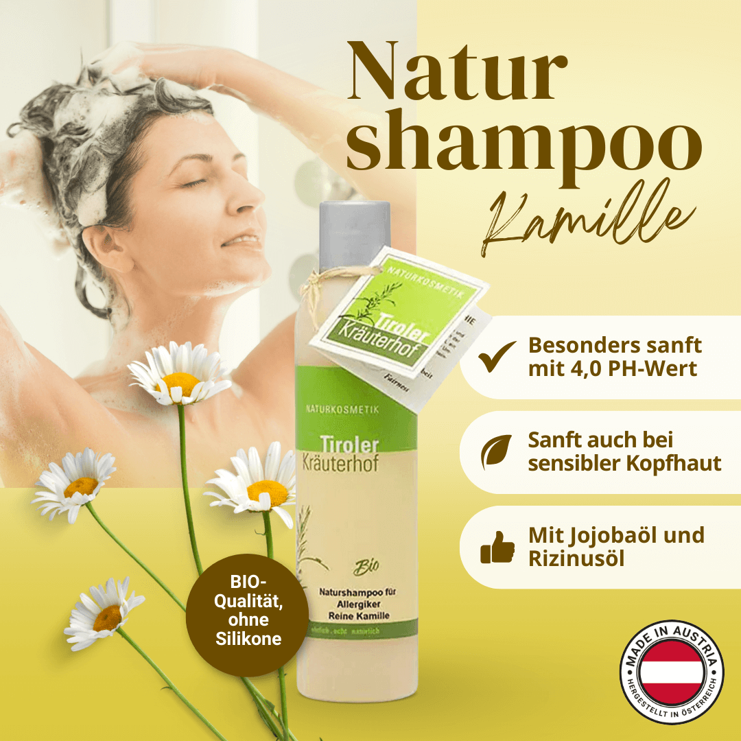 Bio Shampoo mit reiner Kamille