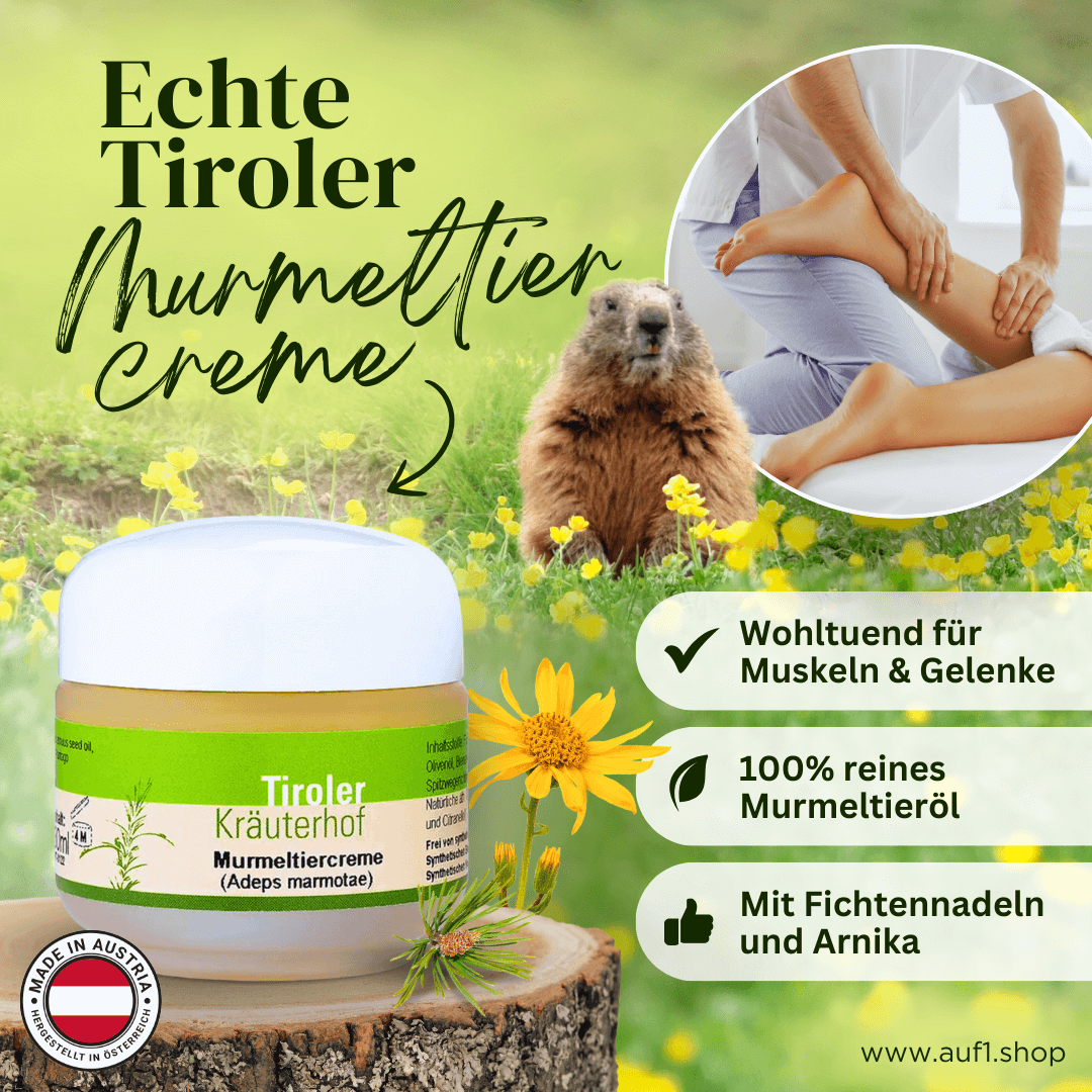 Echte Tiroler Murmeltiercreme