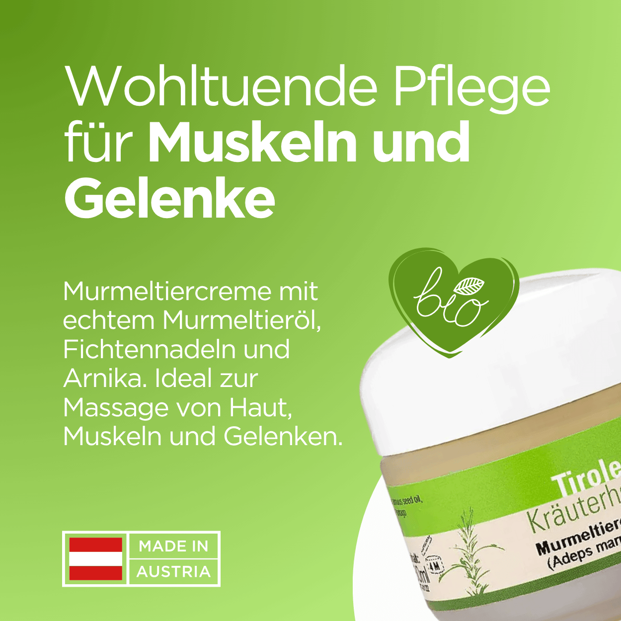 Echte Tiroler Murmeltiercreme
