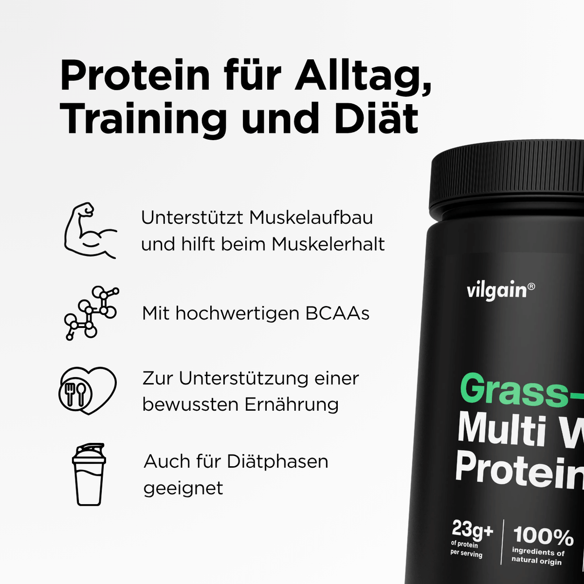 Multi Weidemilch Whey Protein Schokolade