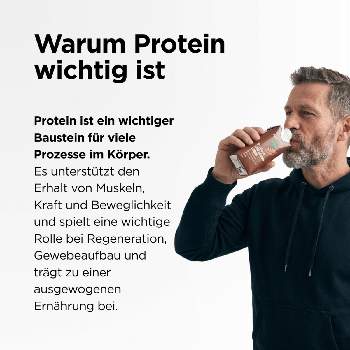 Pflanzliches Protein Schokolade