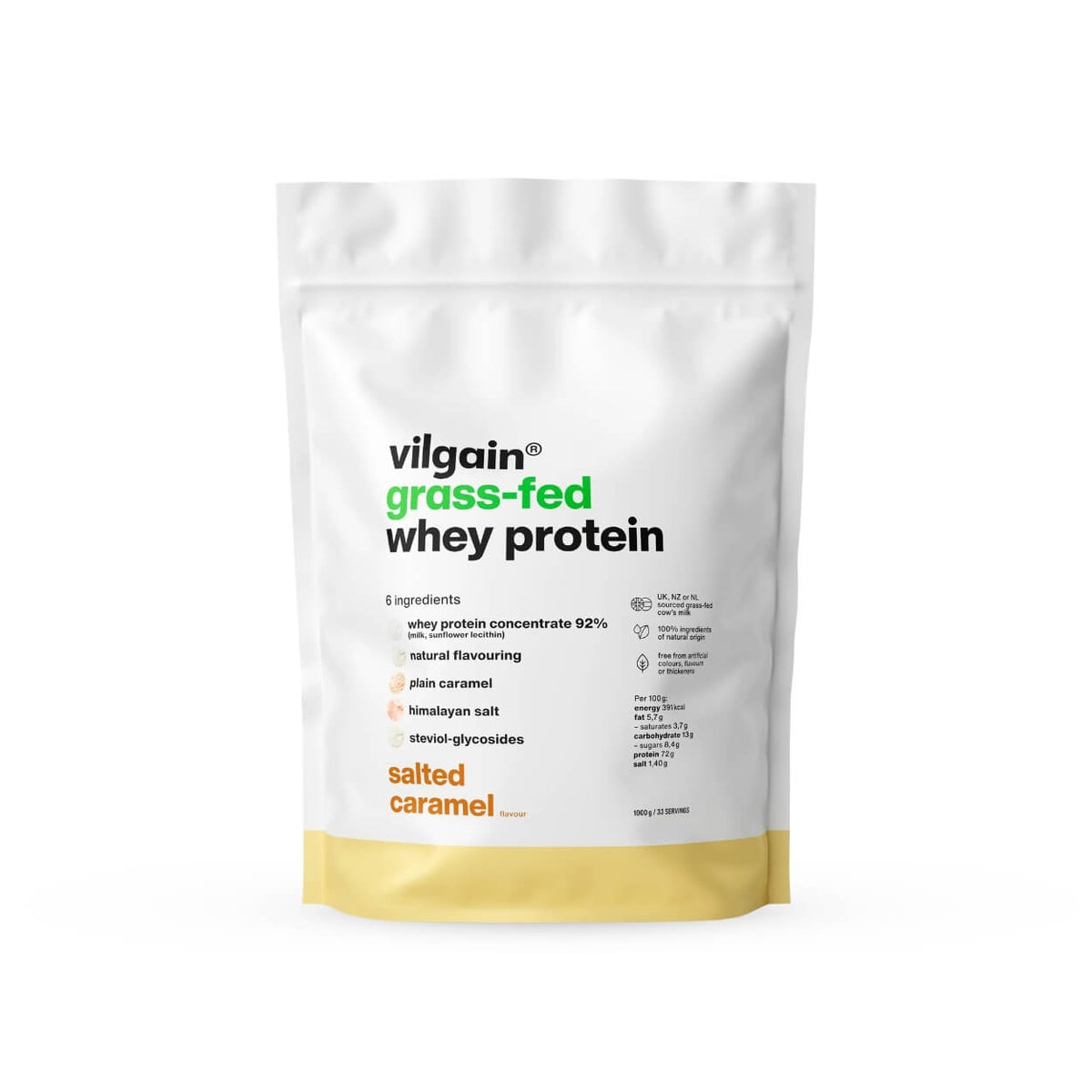 Weidemilch Whey Protein Salzkaramell