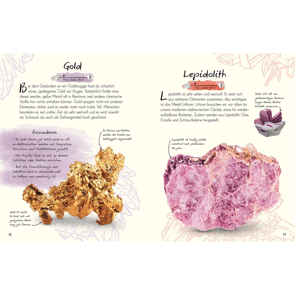 Wundervolle Welt – Kleine Schätze. Steine und Mineralien