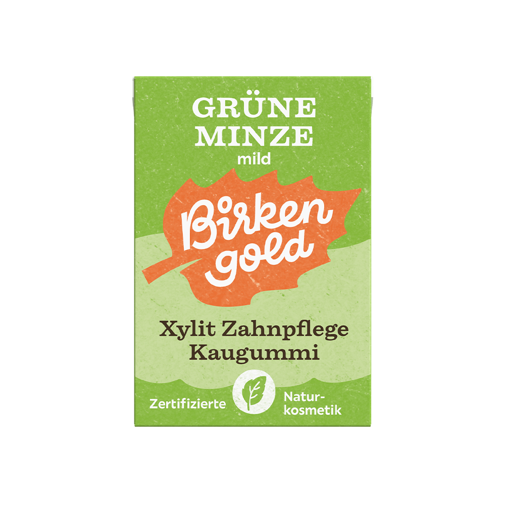 Xylit Zahnpflege Kaugummi Grüne Minze