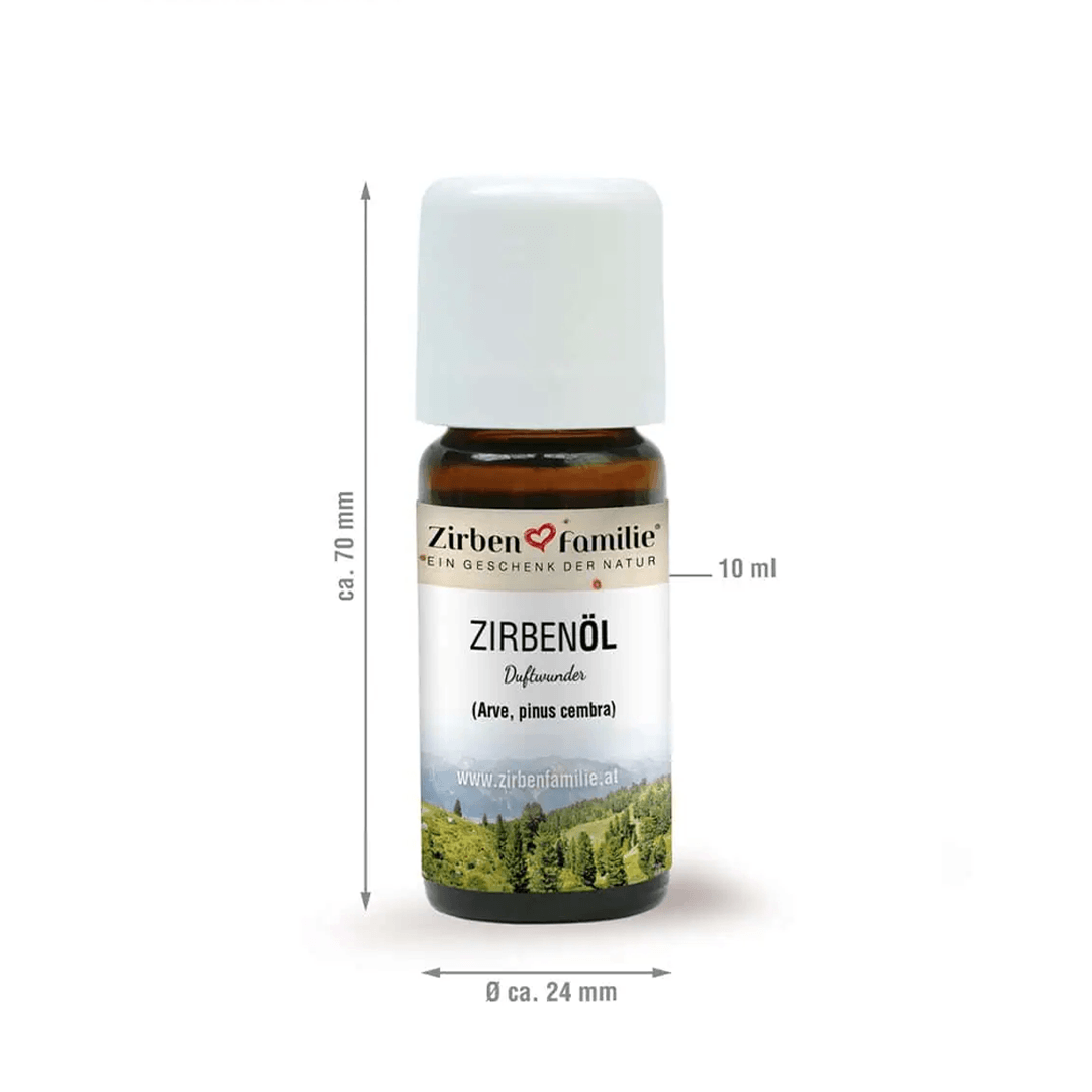 Ätherisches Zirbenöl – 100 % naturrein (10 ml)
