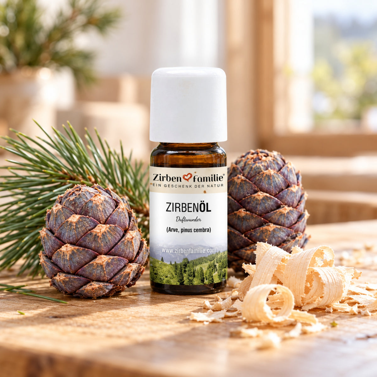 Ätherisches Zirbenöl – 100 % naturrein (10 ml)